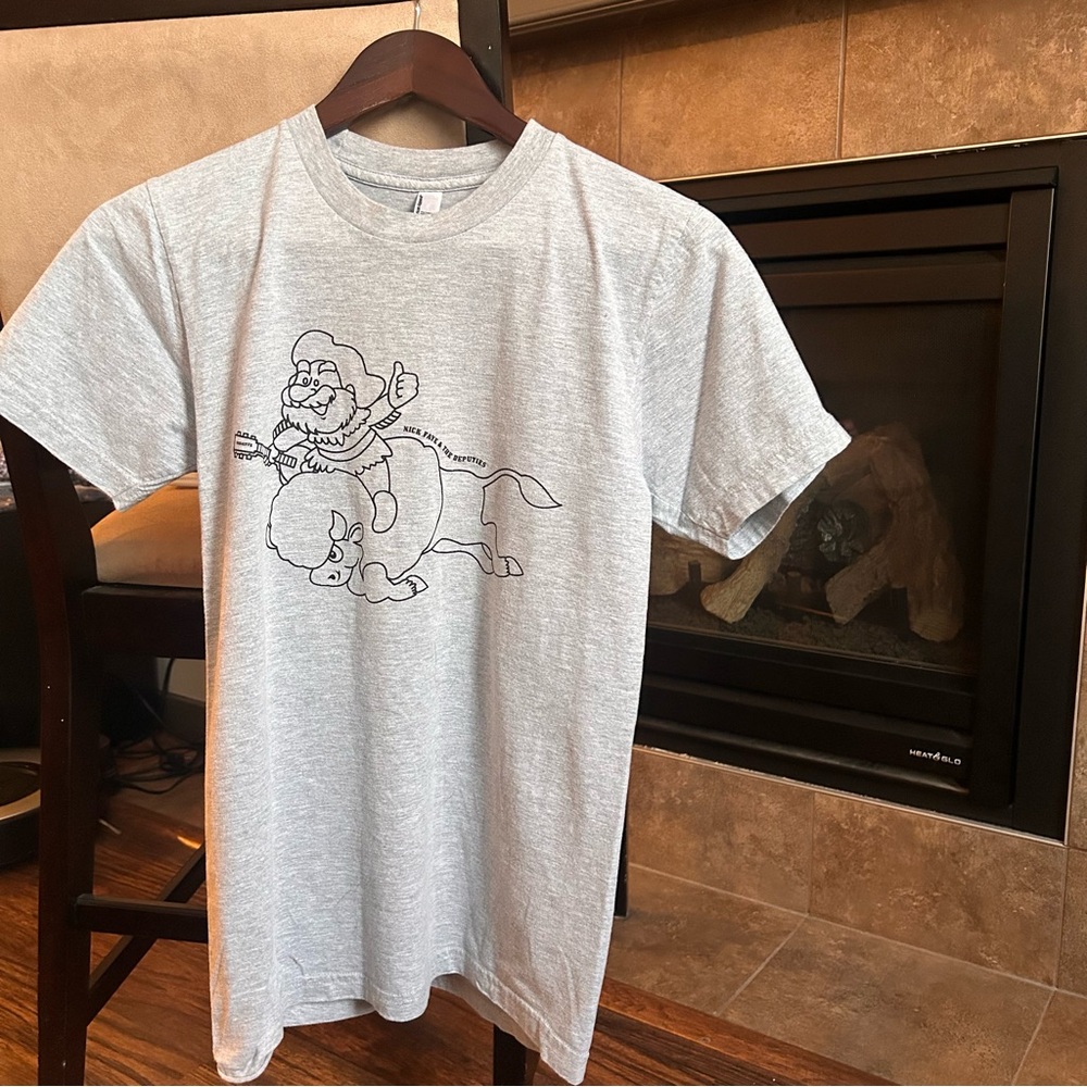 American Apparel Nick Faye & The Deputies Indie Graphic T-Shirt Small